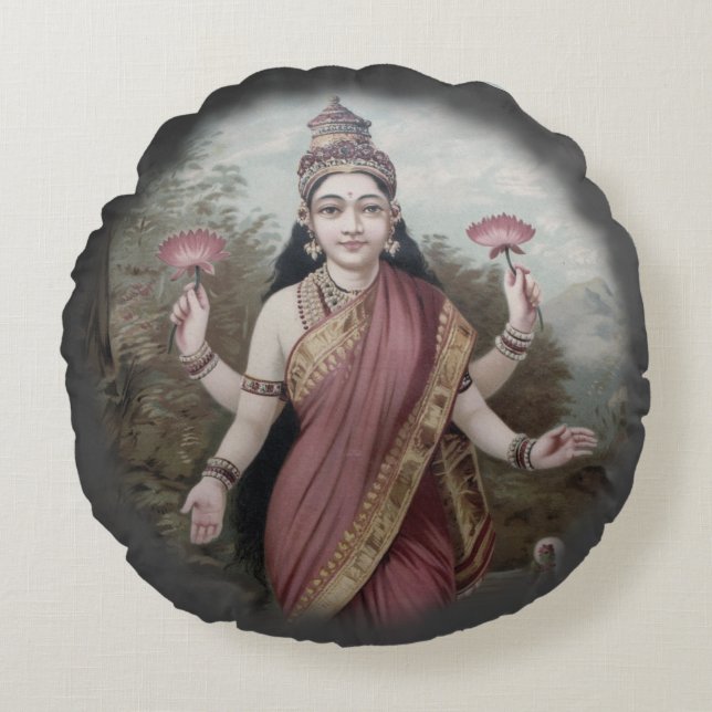 Lakshmi Round Cushion (Front)
