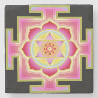 Lakshmi yantra stone coaster