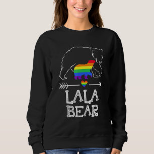 Lala Bear Proud Mum Rainbow Flag Lgbt Pride Sweatshirt