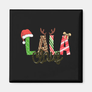 Lala Claus Xmas Happy Family New Santa Claus Chris Magnet