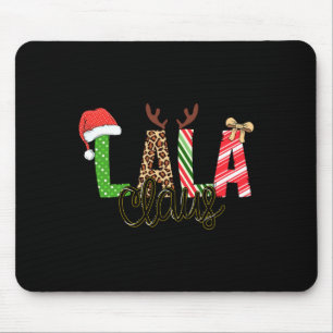 Lala Claus Xmas Happy Family New Santa Claus Chris Mouse Mat