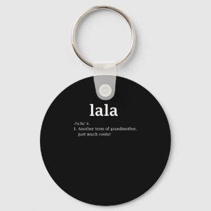 Lala Definition Funny Grandma Mother Day Women Key Ring