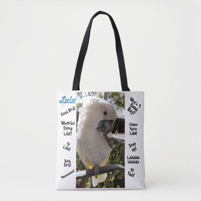 Lala the Cockatoo Tote (Front)