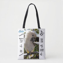 Lala the Cockatoo Tote