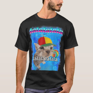 Lalalalalala Meme Silly Cat Meme With Lollipop T-Shirt