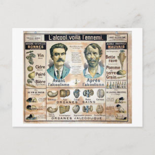 L'Alcool Voila l'Ennemi #1 Postcard