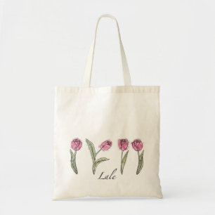 Lale (Tulip) Floral Tote Bag