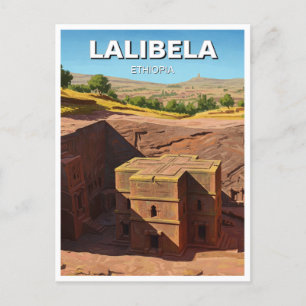Lalibela Rock Churches Ethiopia Postcard
