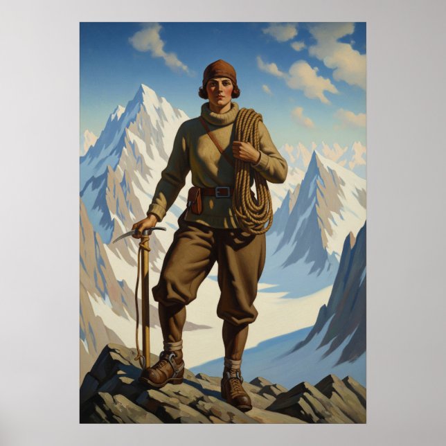 L'ALPINISTE (The Mountaineer) Poster (Front)