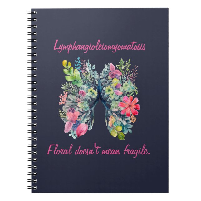 LAM Floral Doesn't Mean Notebook (Front)