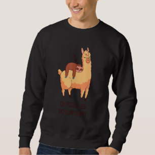 Lama Alpaca Sloth Official Pyjamas Nightdress Sweatshirt