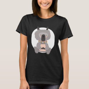 Lama Alpaca Yoga Pose Yogi Namaste T-Shirt