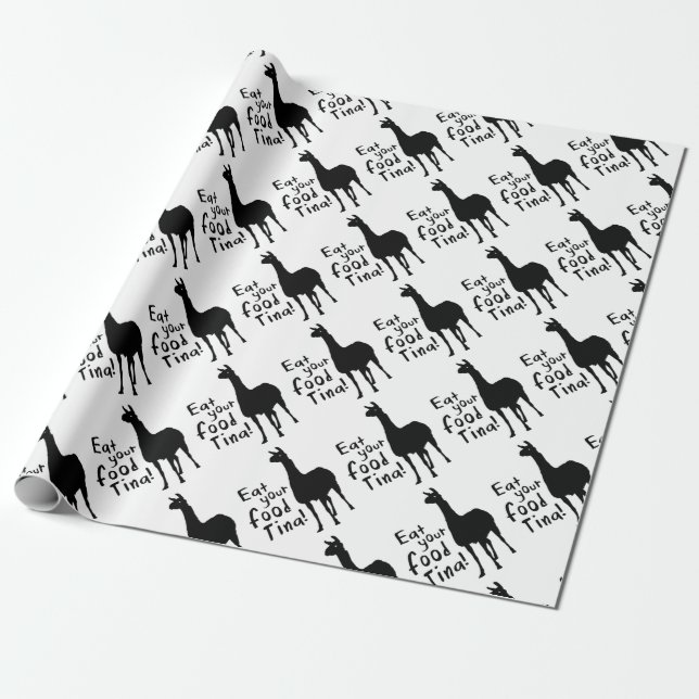 lama dynamite wrapping paper (Unrolled)