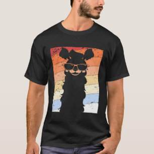 Lama LLama Retro Vintage Alpaca T-Shirt