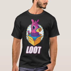 Lama Pinata Loot a  idea for gamers fans of gaming T-Shirt