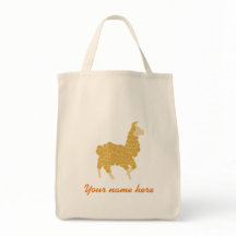 Lama tote bag (customisable)