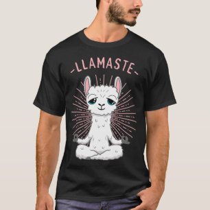 Lama Yoga Namaste Tee Pilates Yoga Alpaka Lover Me