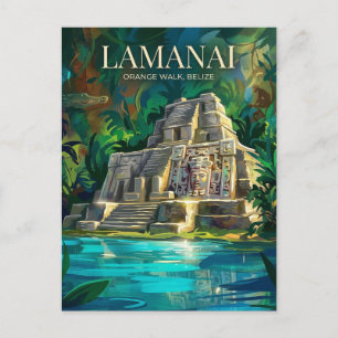 Lamanai Maya Ruins Belise Postcard