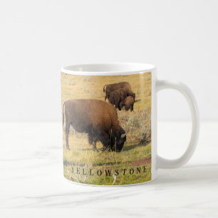 Lamar Valley Bison Yellowstone National Park Coffee Mug