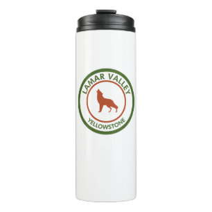Lamar Valley Yellowstone Wolf Thermal Tumbler