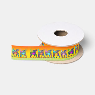 Lamassu 1.5" Wide Satin Ribbon, 2 Yard Spool Ribbon