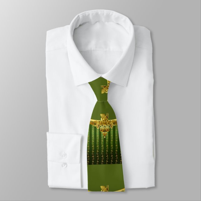 Lamassu Gold Tie (Tied)