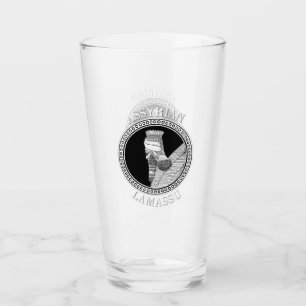 Lamassu Logo Glass Cup