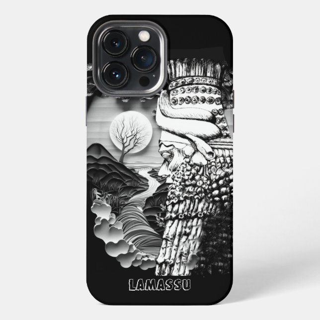 Lamassu Portrait  iPhone / iPad case (Back)