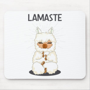 Lamaste Instructor Yoga Lover Meditating Workout S Mouse Mat