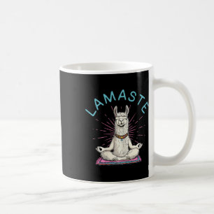 Lamaste Yoga Llama Namaste Meditation Pilates Coffee Mug
