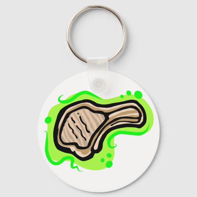 Lamb chop key ring (Front)