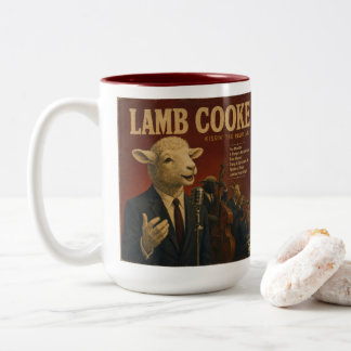 Lamb Cooke Album: a Parody Two-Tone Coffee Mug