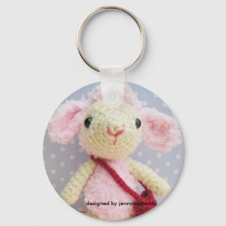 lamb designed by jennyandteddy key ring