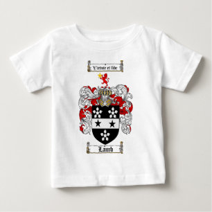 LAMB FAMILY CREST -  LAMB COAT OF ARMS BABY T-Shirt