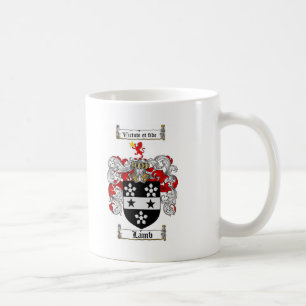 LAMB FAMILY CREST -  LAMB COAT OF ARMS COFFEE MUG