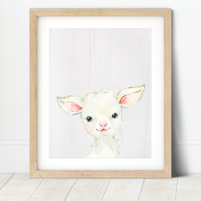 Lamb Farm Nursery Art Print (Creator Uploaded)