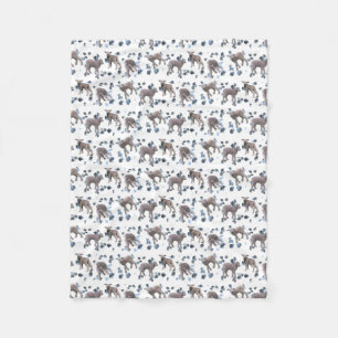 Lamb Frenzy Fleece Blanket (choose colour)