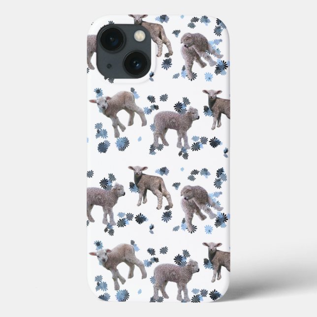 Lamb Frenzy iPad Case (choose colour) (Back)