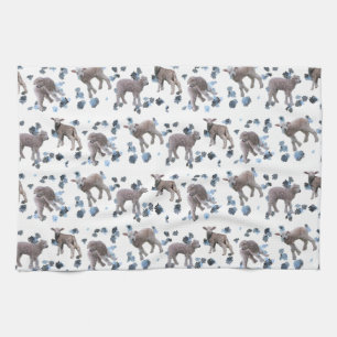Lamb Frenzy Kitchen Towel (choose colour)