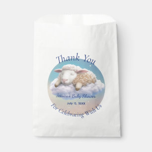 Lamb In The Clouds Baby Shower Favour Bags