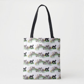 Lamb Meadow All Over Print Bag (choose colour)