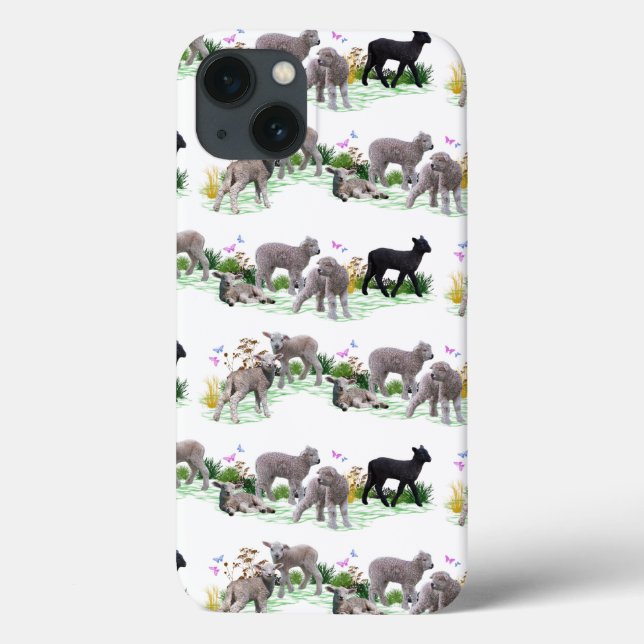 Lamb Meadow iPad Air Case (Back)