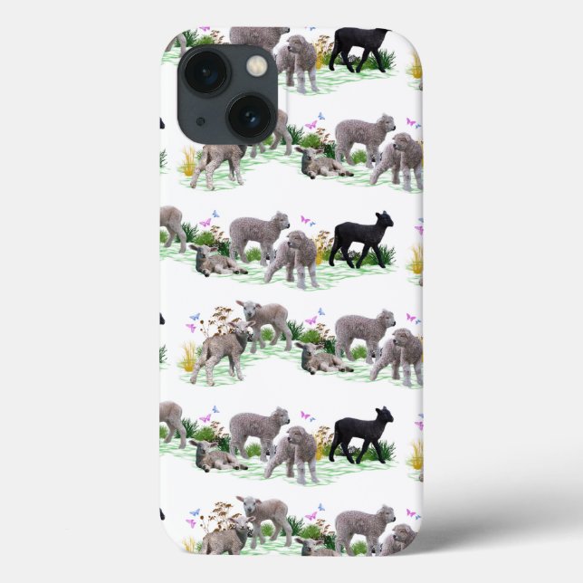 Lamb Meadow iPad Mini Case (Back)