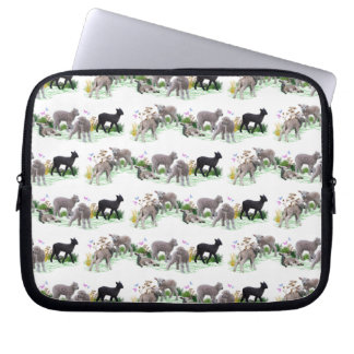 Lamb Meadow Laptop Sleeve (choose colour)
