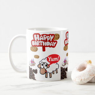 Lamb Mug Happy Birthday Mug