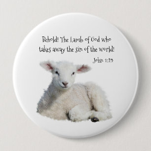 Lamb of God 10 Cm Round Badge