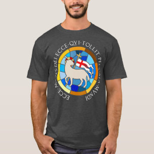 Lamb of God Agnus Dei Bible Quote Catholic Easter  T-Shirt