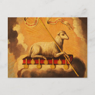 Lamb of God, Agnus Dei by Jose Campeche y Jordan Postcard