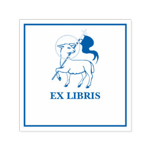 Lamb of God bookplate Self-inking Stamp