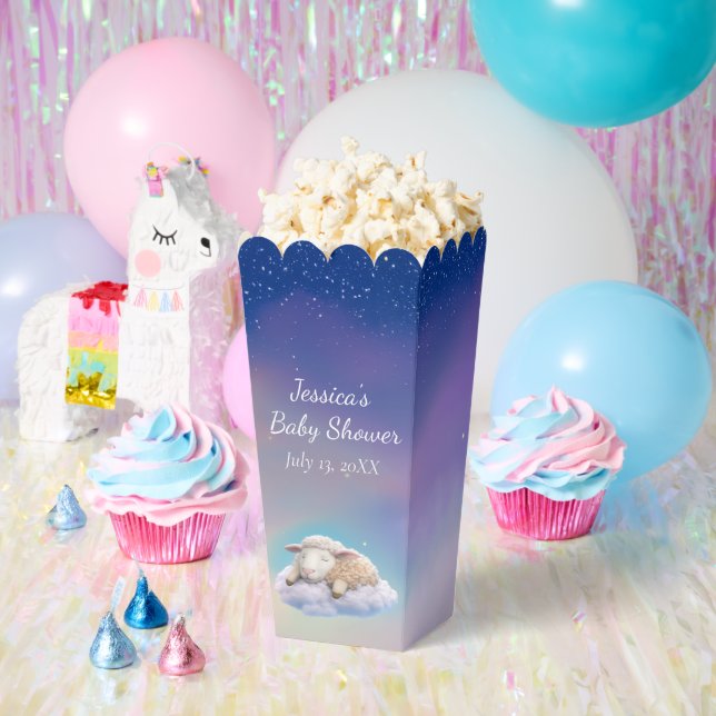 Lamb On A Cloud Baby Shower Favour Box (Party)
